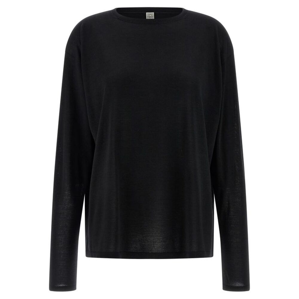 TOTEME Black Wool Women's Cardigan